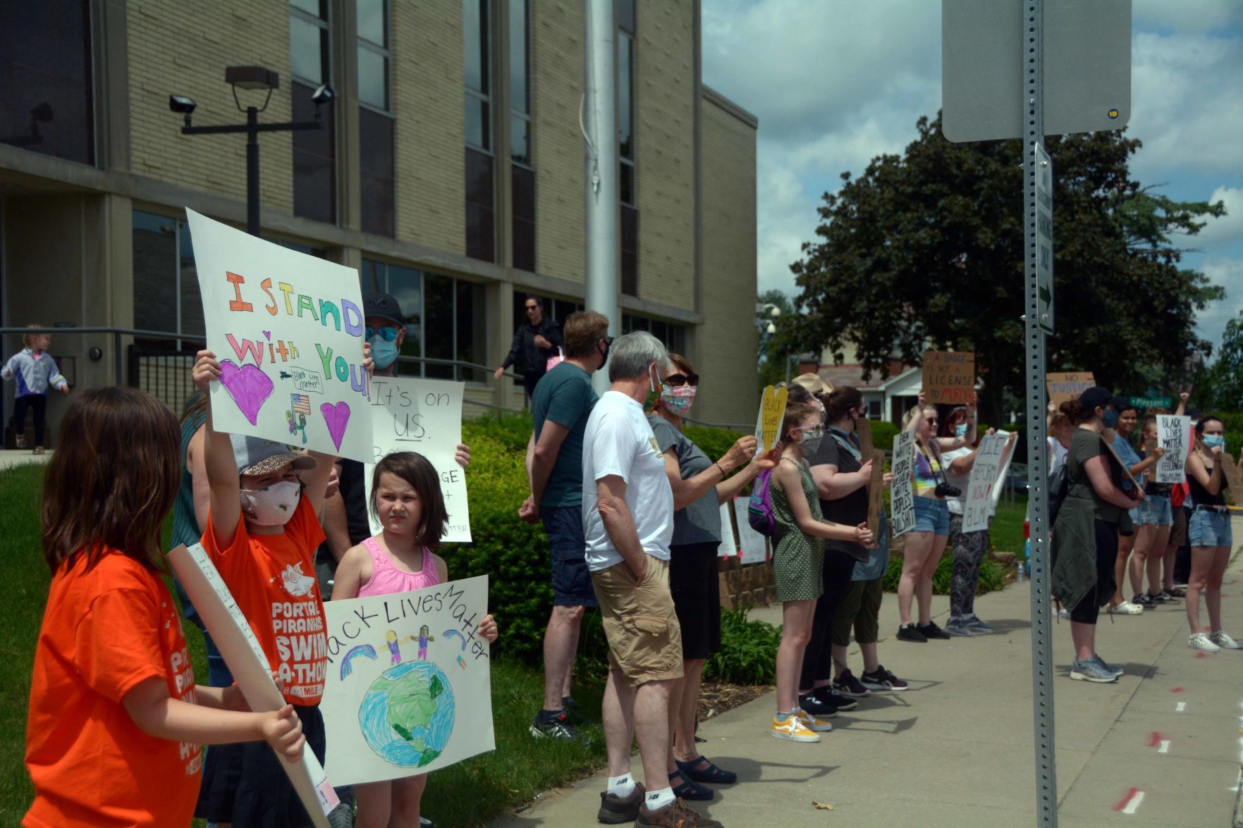 Portage protests police brutality
